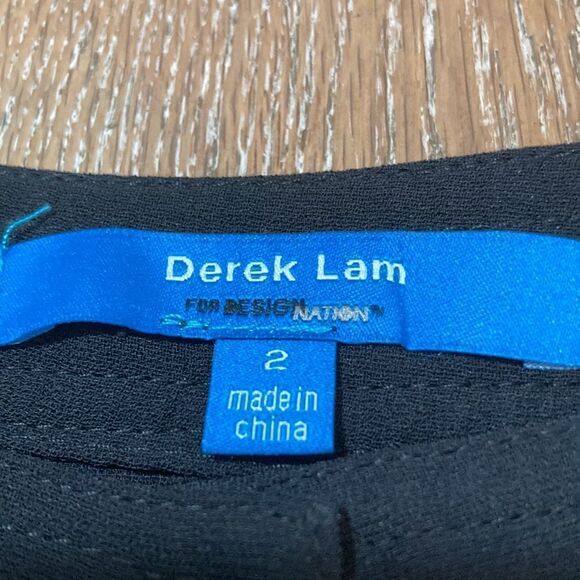 Derek Lam for design black polyester high-rise pants with pleats size 2 - Picture 4 of 9